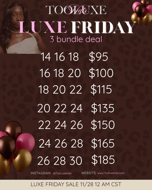 Luxe Friday 3 Bundle Deal